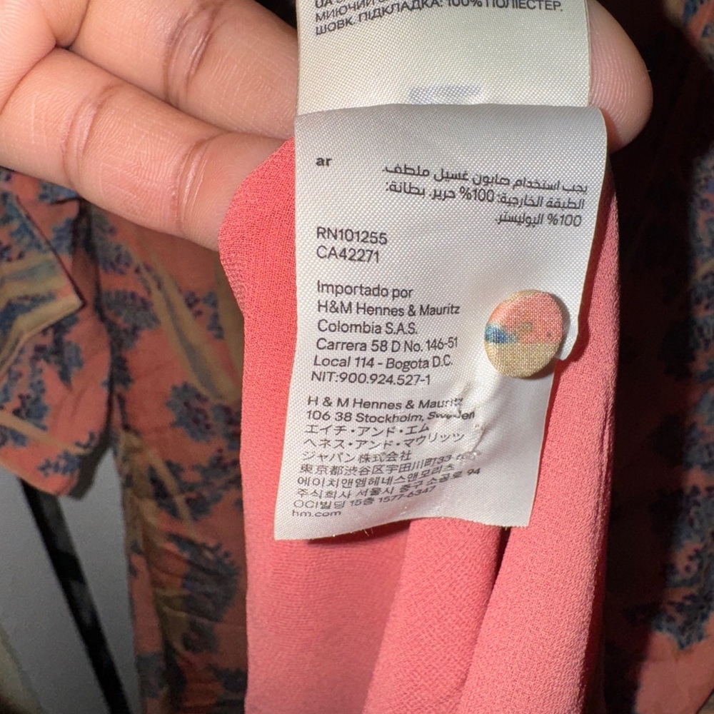 ✨ H&M Conscious Exclusive Floral Midi Dress – Size 10 (Fits M) ✨ - Picture 8 of 13